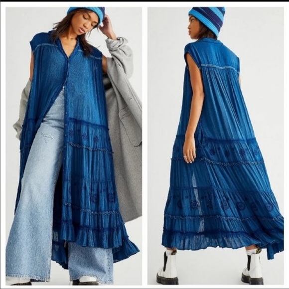 ⬇️NWT Free People Pretty Cozy Maxi Dress - Picture 12 of 16